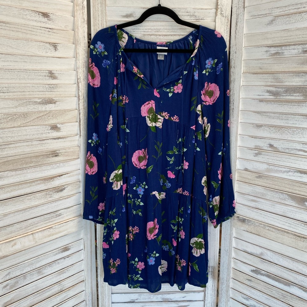 Boho Floral Swing Dress Old Navy